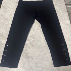 Vintage button hem Lulu leggings 10